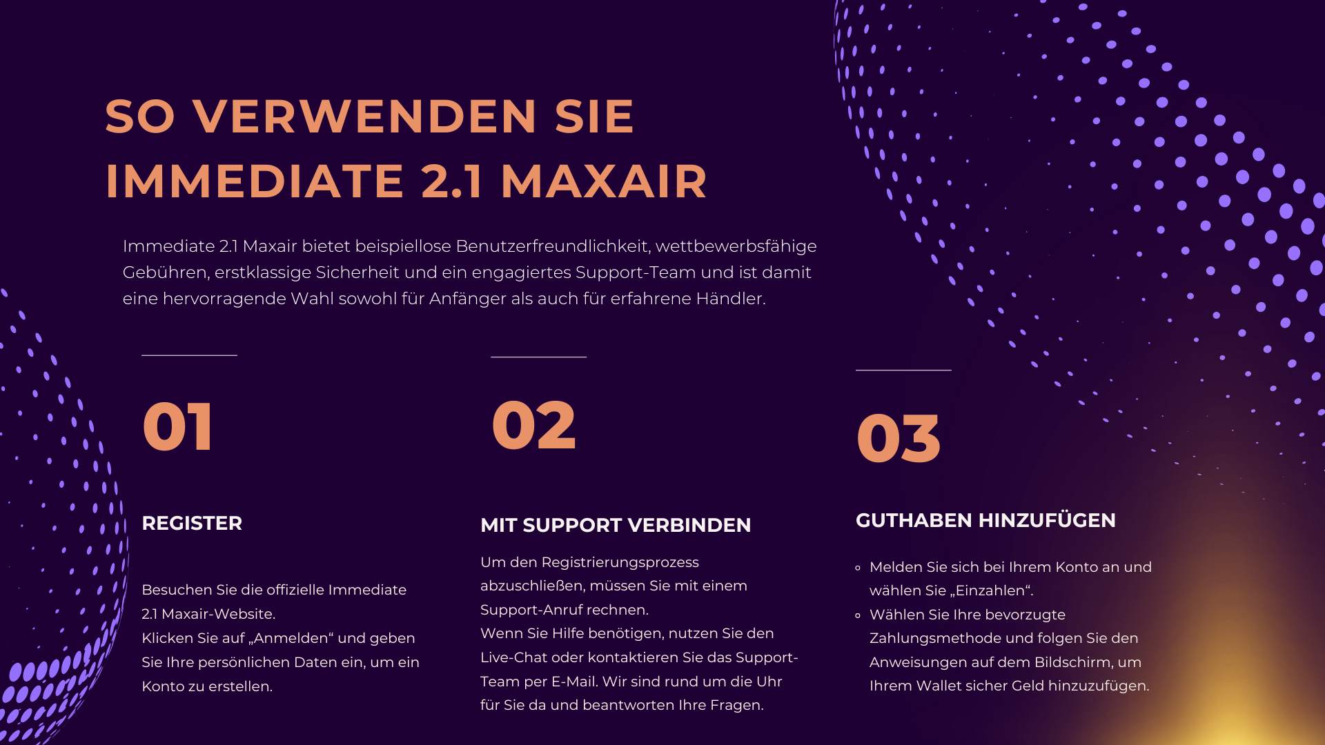 Immediate 2.1 Maxair: Entdecken Sie Krypto-Trading der nächsten Stufe mit Immediate 2.1 Maxair!